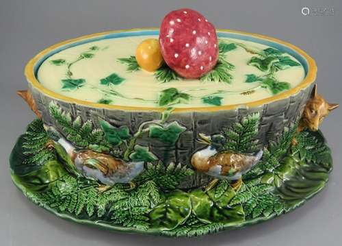 A superb and scarce late nineteenth century Minton majolica ...