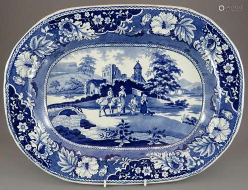 An early nineteenth century blue and white transfer-printed ...