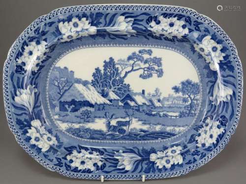 An early nineteenth century blue and white transfer-printed ...