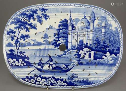 An early nineteenth century blue and white transfer-printed ...