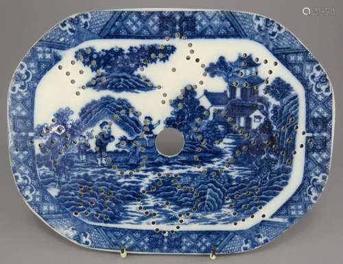 An early nineteenth century blue and white transfer-printed ...