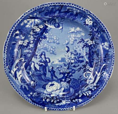 An early nineteenth century blue and white transfer-printed ...
