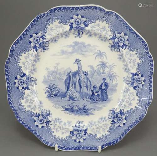 An early nineteenth century blue and white transfer-printed ...