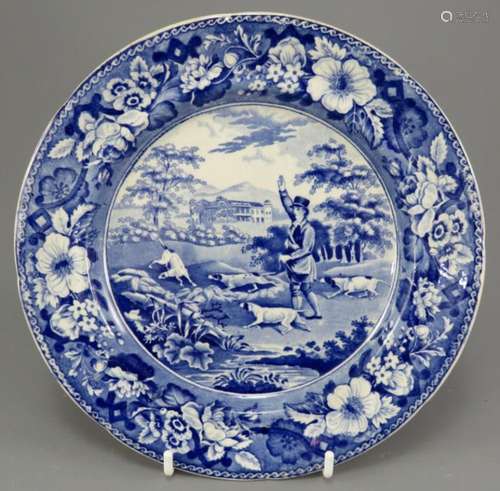 An early nineteenth century blue and white transfer-printed ...