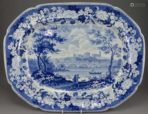 An early nineteenth century blue and white transfer-printed ...