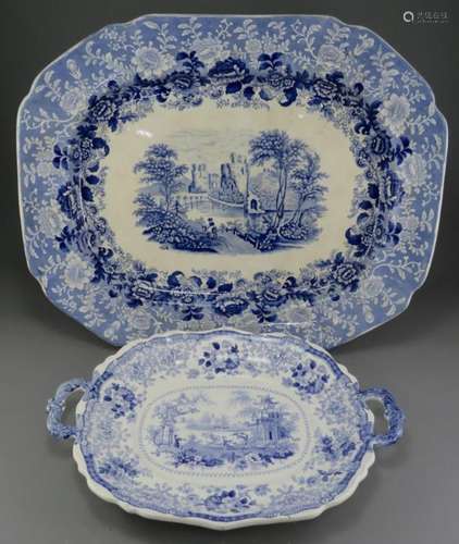 An early nineteenth century blue and white transfer-printed ...