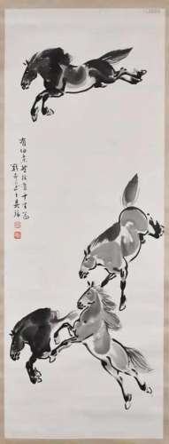 Liang Dingming(1898-1959) Horses