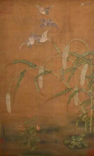 After Wang Ning (11thC AD) Flowers & Birds