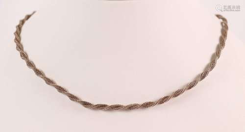 Bijoux en argent (925) comprenant un collier maille palmier ...