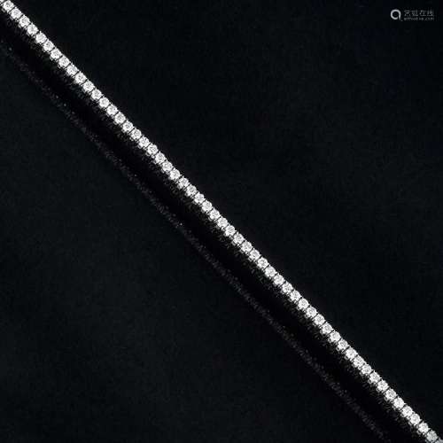 A delicate Diamond Bracelet.