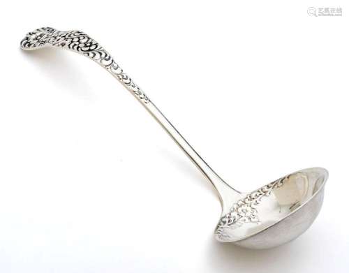 DOMINICK & HAFF  ROCOCO  STERLING SILVER SOUP LADLE 1888...