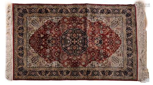 CHINESE SILK ORIENAL RUG W 4  L 6