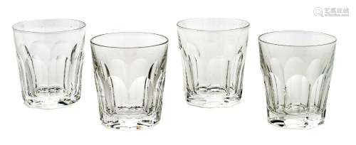 WATERFORD  SHEILA  CUT CRYSTAL OLD FASHIONED GLASSES, 9 PCS,...