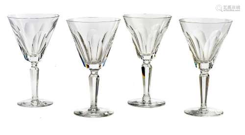 WATERFORD  SHEILA  CUT CRYSTAL WATER GOBLETS, 13 PCS, H 7&qu...
