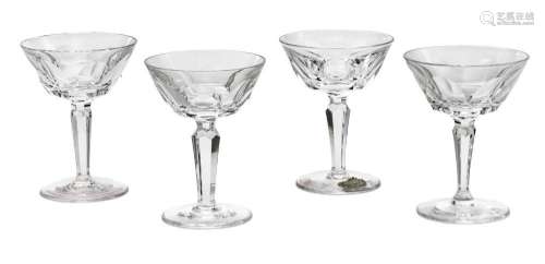 WATERFORD  SHEILA  CUT CRYSTAL COCKTAIL GLASSES, 12 PCS, H 4...