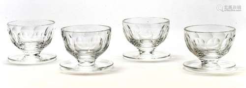 WATERFORD  SHEILA  CUT CRYSTAL FOOTED DESSERT CUPS, 12 PCS, ...