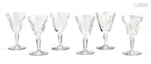 WATERFORD  SHEILA  CUT CRYSTAL PORT WINE GLASSES, 12 PCS, H ...