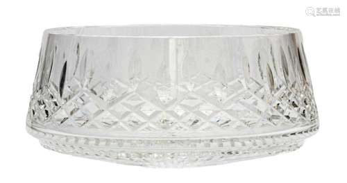 WATERFORD  KELSEY  CRYSTAL BOWL, H 4.5", DIA 10"