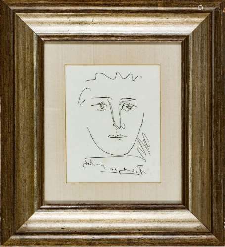 PABLO PICASSO (SPANISH, 1881-1973), REVERSE PLATE ON PAPER, ...