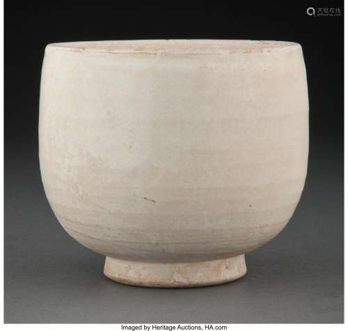 A Chinese White-Glazed Cizhou Bowl, Song Dynasty 5 x 5-1/2 x...