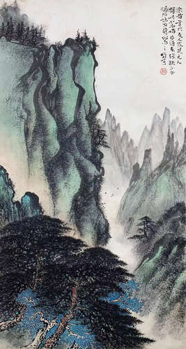 黎雄才 山水