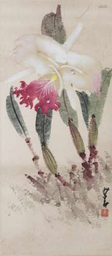 ZHAO SHAOANG (ATTRIBUTE TO, 1906-1998), FLOWER