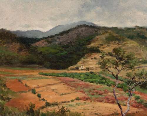 AURELI TOLOSA Y ALSINA (Barcelona, 1861 - 1938)."Landsc...