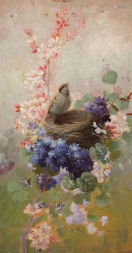 AURELI TOLOSA Y ALSINA (Barcelona, 1861 - 1938)."Flower...