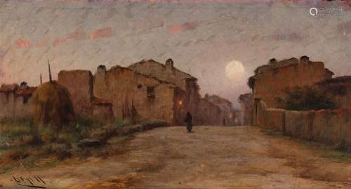 MODEST URGELL INGLADA (Barcelona, 1839 - 1919)."Rural L...
