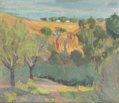 MANUEL ROCAMORA VIDAL (Barcelona, 1892 - 1976)."Landsca...