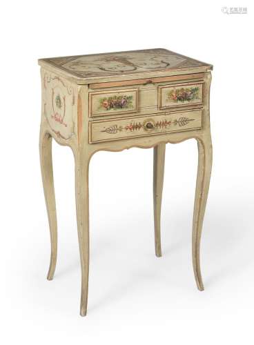 Small French style Louis XV side cabinet, early 20th century...