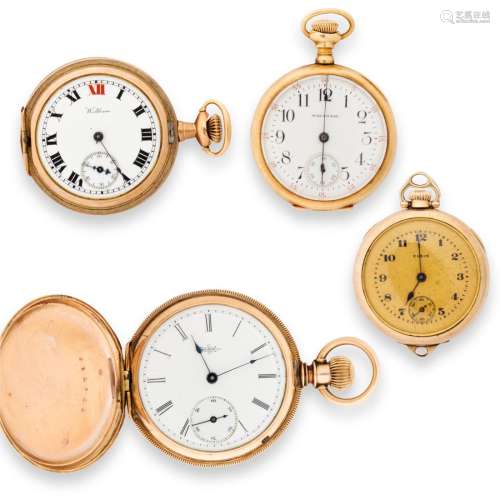 A group of pocket watches
