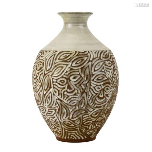 A John Novy pottery vase