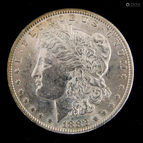 1882 CC Morgan dollar, ChBu