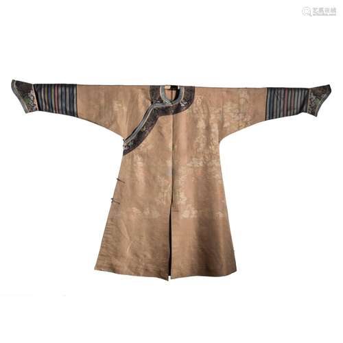 Chinese woven 'nine dragon' robe