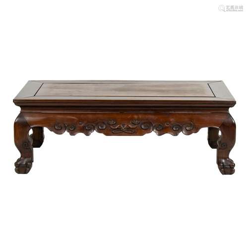 Chinese hardwood kang table