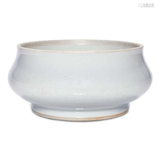 Chinese white glazed censer