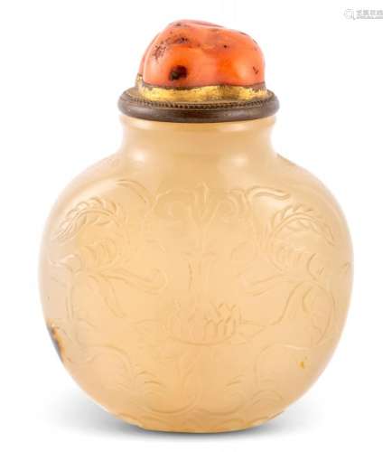A Good Chinese Agate Snuff Bottle Height 2 