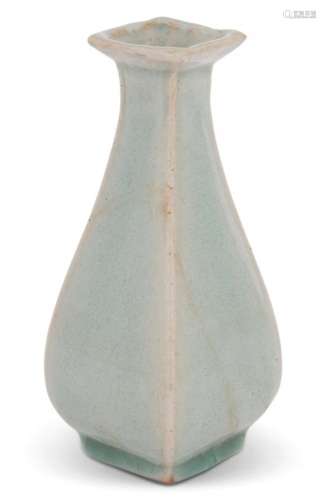 A Chinese Longquan Celadon Bottle Vase Height 5 1/2 