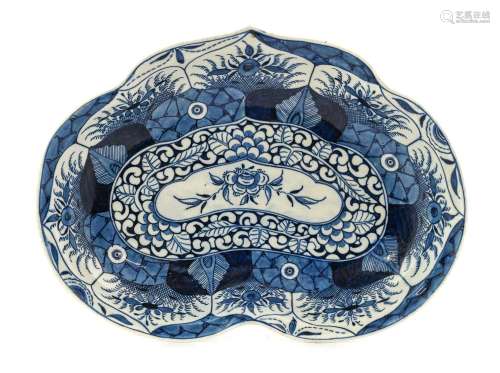 A Worcester Porcelain Heart Shape Dessert Dish, circa 1770, ...