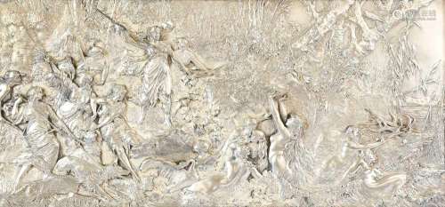 A Plated Electrotype of Diana and Actaeon, late 19th century...