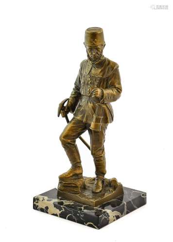 German School (late 19th/early 20th century): A Bronze Figur...