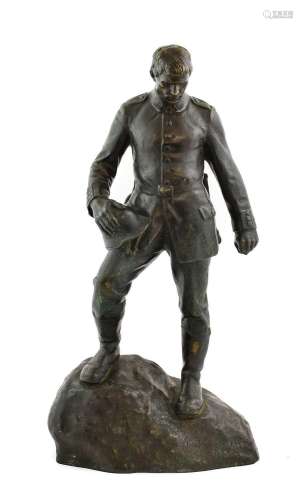 After Gerhard Adolf Janensch (1860-1933): A Bronze Figure of...
