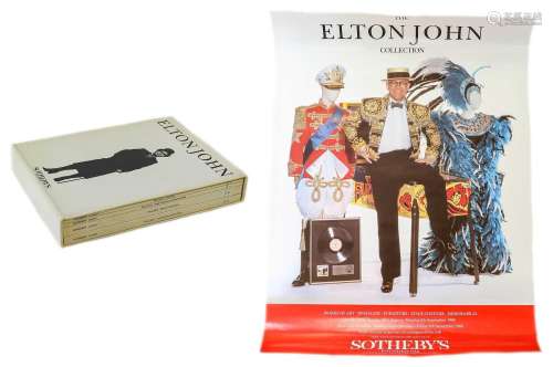 The Elton John Sothebys Sale Catalogue, 4 volumes, for Stage...