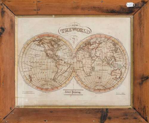 A Map of the World created by Robert Pickering of West Tanfi...