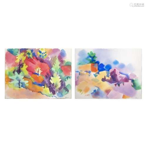Watercolors, Earle Loran