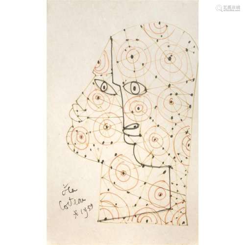 Work on paper, Jean Cocteau