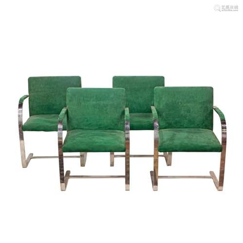 Ludwig Mies Van Der Rohe, Brno chairs, set of four