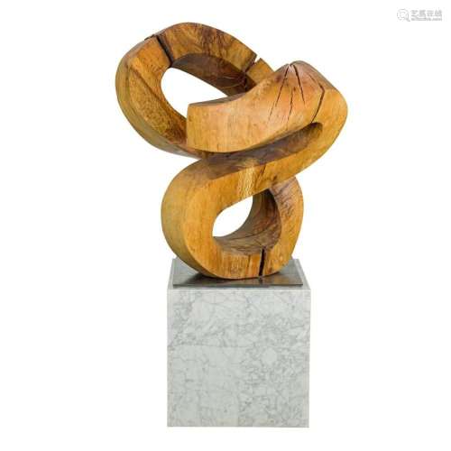 Sam Perry, "Three Friends #1," Wood Sculpture