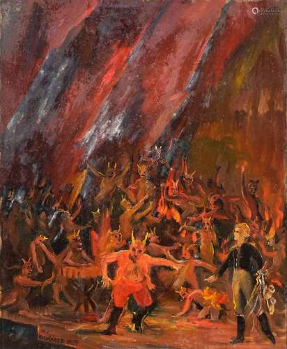 Kurt H. Mäder, Schwanda in der Hölle. 1929.